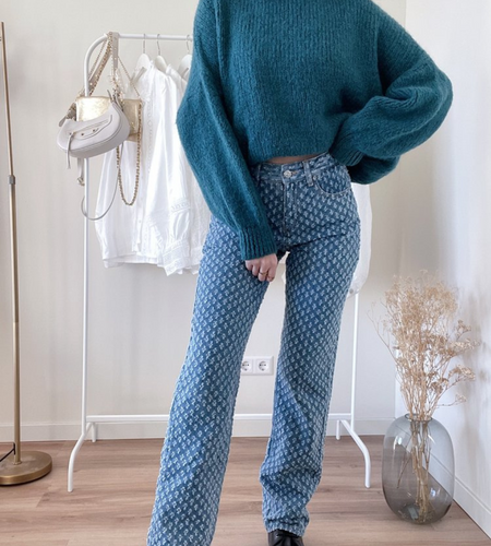 EB | Stylische Jeans mit Rautenmuster