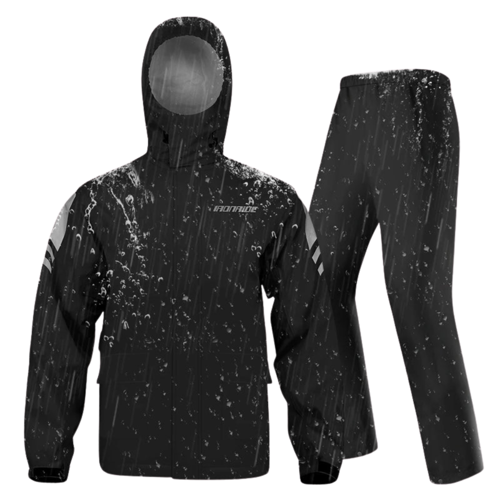 EB | Wasserdichte Motorrad-Regenjacke ergonomisch - Unisex winddicht
