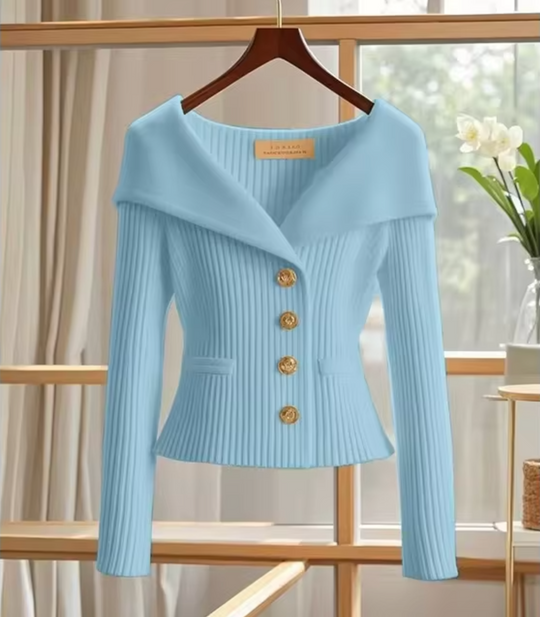 EB | Strickjacke Damen Kurz Cardigan für Übergangsjahre