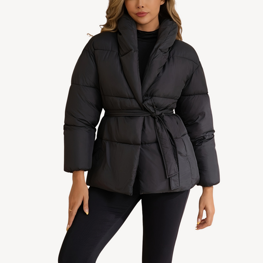 EB | Damen Pufferjacke mit Gürtel