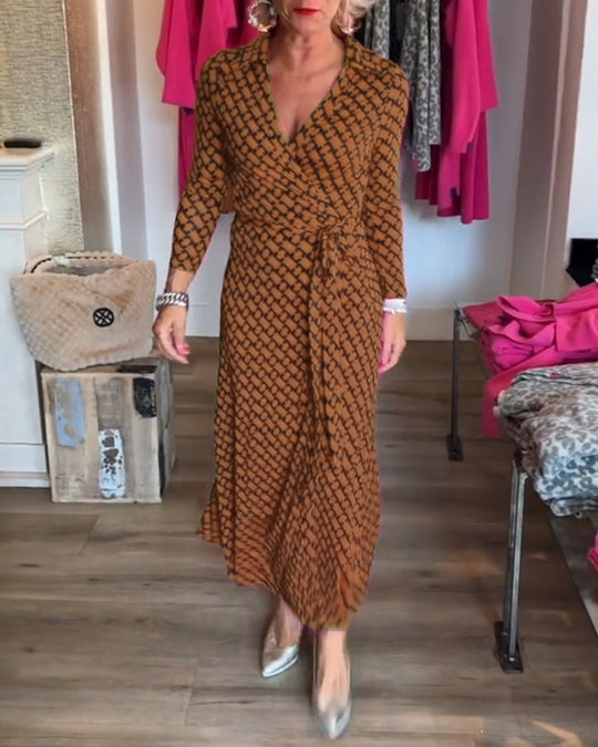 EB | Maxikleid mit V-Ausschnitt