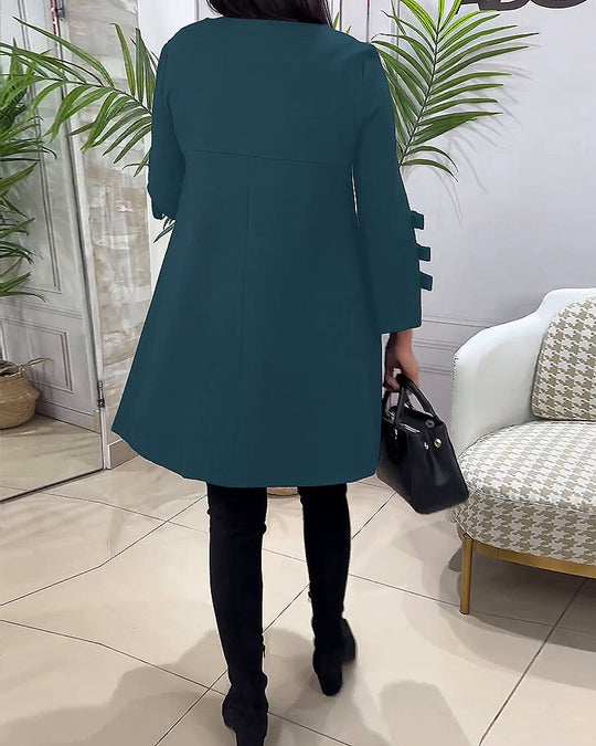 EB | Knielanges Kleid mit Langen Ärmeln