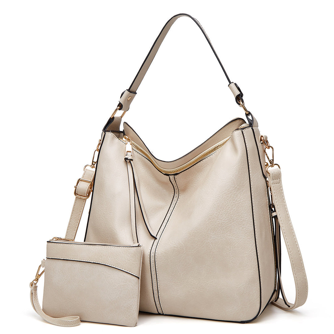 EB | Vintage-Inspirierte Leder Hobo-Tasche