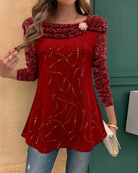 EB | Oberteil mit Leopardenmuster