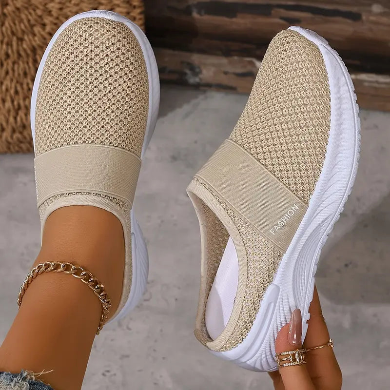 EB | Orthopädische Slip on Damenschuhe mit Klettverschluss