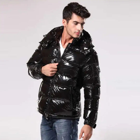 EB - Glänzende Herren-Pufferjacke