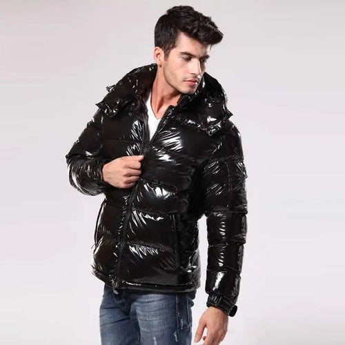 EB - Glänzende Herren-Pufferjacke