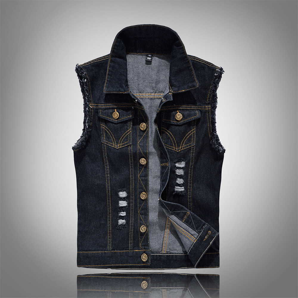 EB Stylische Denim Weste für Herren