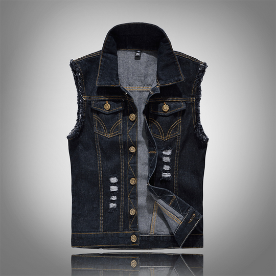 EB Stylische Denim Weste für Herren