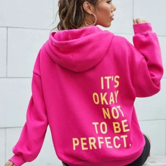 EB Damen Hoodie mit Rückenprint und Kapuze
