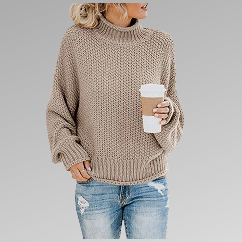 EB | Bequemer Strickpullover mit Langem Ärmel