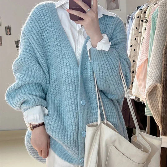 EB | Lässige und Stilvolle Winter Strickjacke