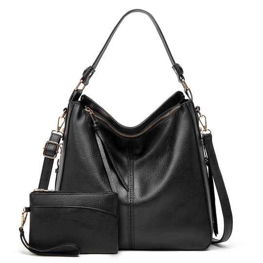 EB | Leder Tasche mit Großer Kapazität und Seitenfächern