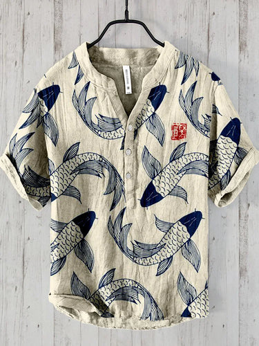 EB | Vintage Fisch Japanische Kunst Shirt