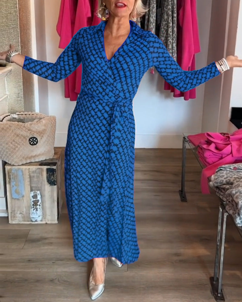 EB | Maxikleid mit V-Ausschnitt