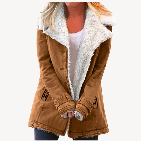 EB | Damen Fleecegefütterte Winterjacke
