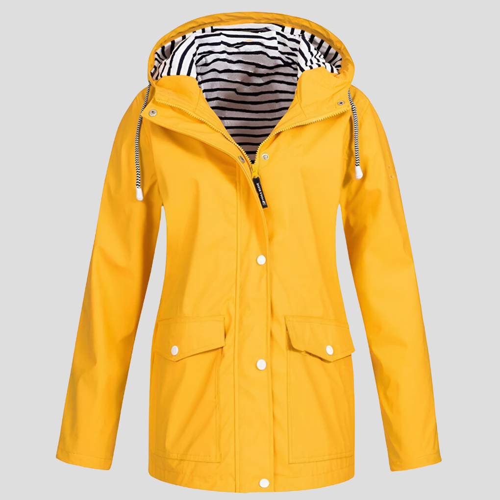 EB | Wasserdichte und Winddichte Kapuzenjacke für Damen
