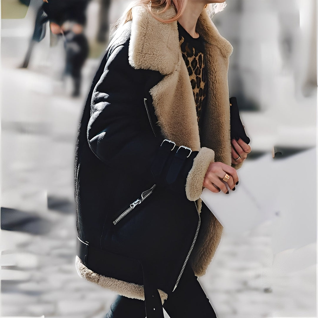 EB | Dicke Wollsuedejacke für Frauen