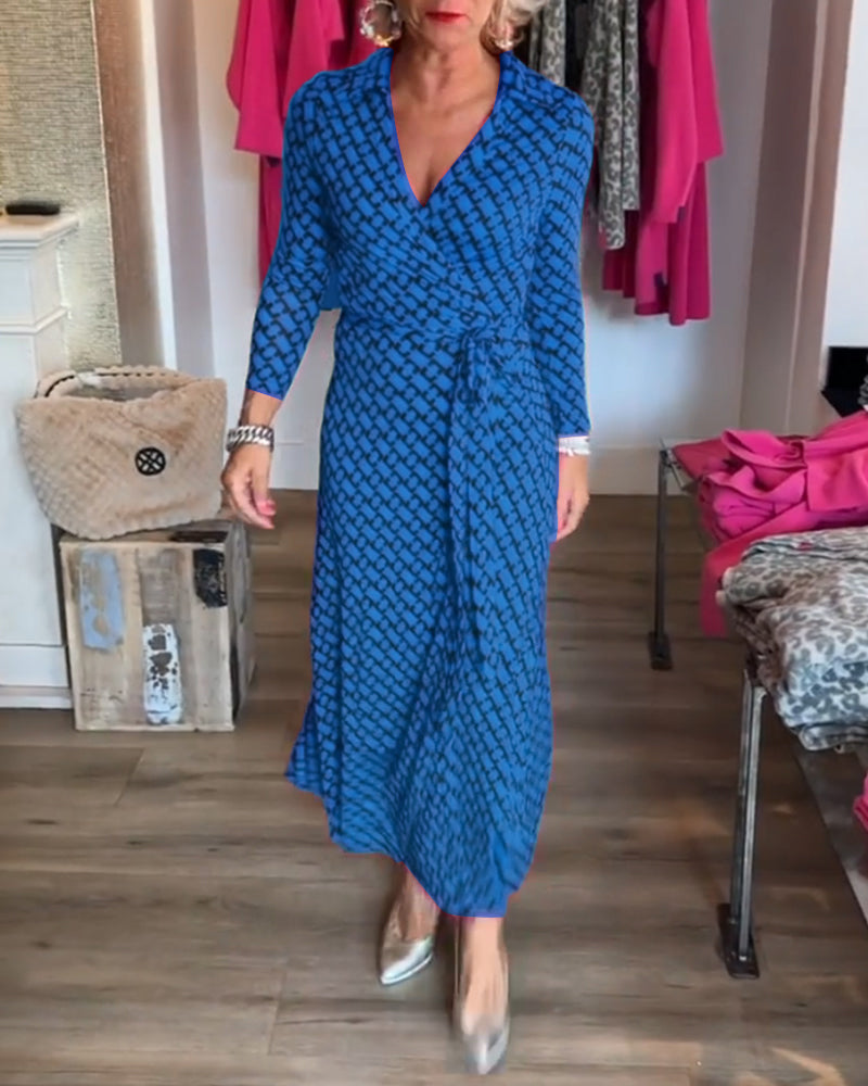 EB | Maxikleid mit V-Ausschnitt