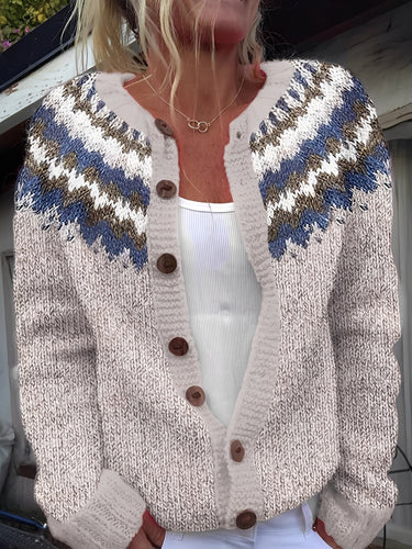 EB | Elegante Damenstrickjacke mit Knöpfen