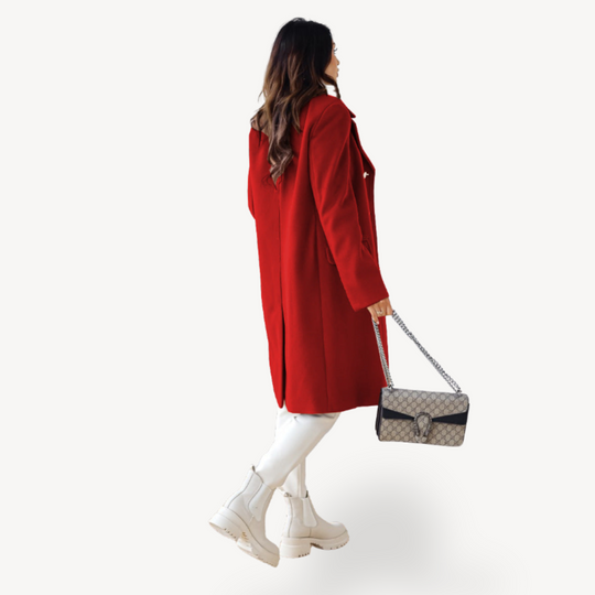 EB | Damen Doppelreiher Wollmantel