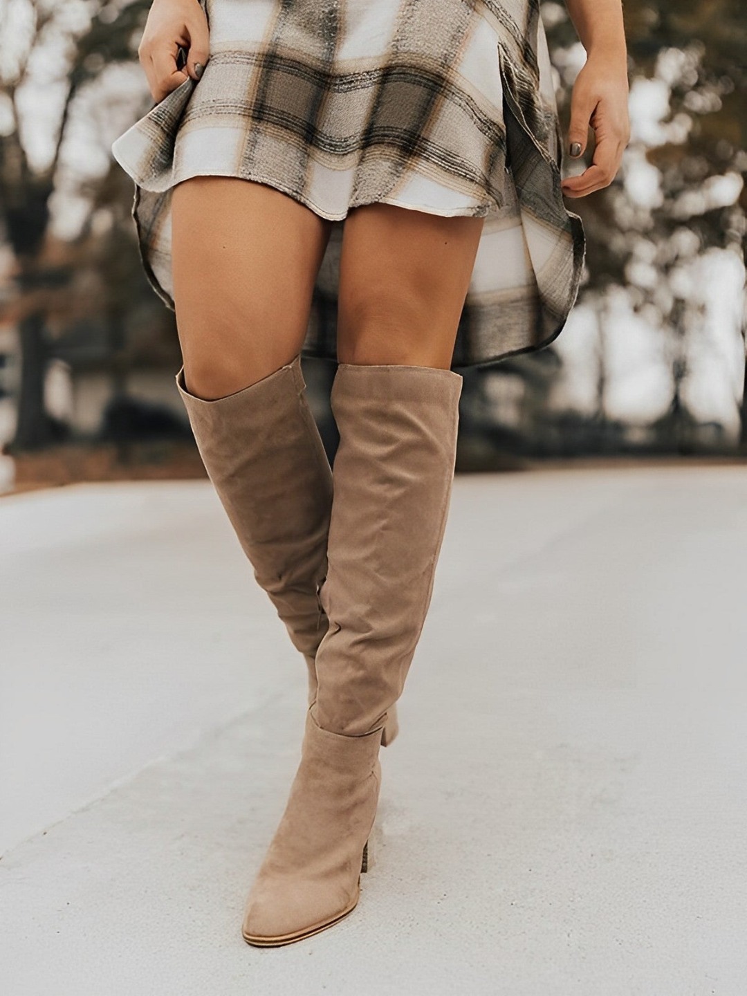 EB | Elegante Hohe Stiefel mit Absatz