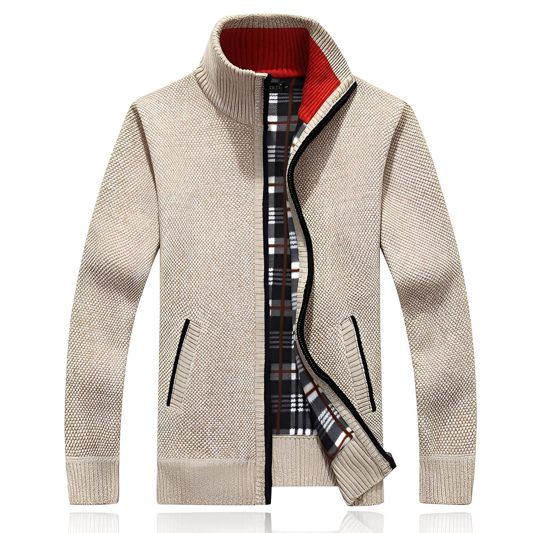 EB | Klassischer Cardigan mit Futter für Männer