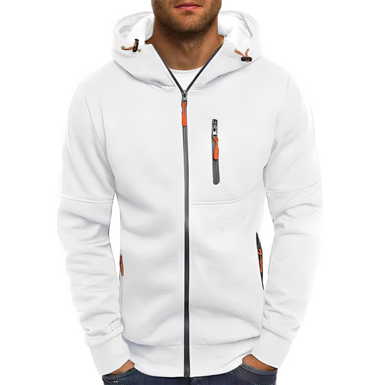 EB | Freizeit Zip-Up Jacke mit Kapuze für Herren