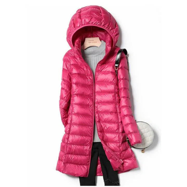 EB | Lange Winterjacke für Frauen mit Kapuze