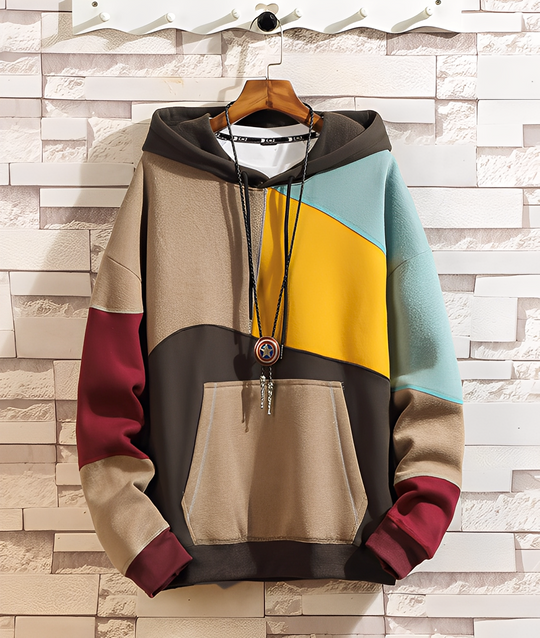 EB | Farbiger, Lockere Hoodie für Männer