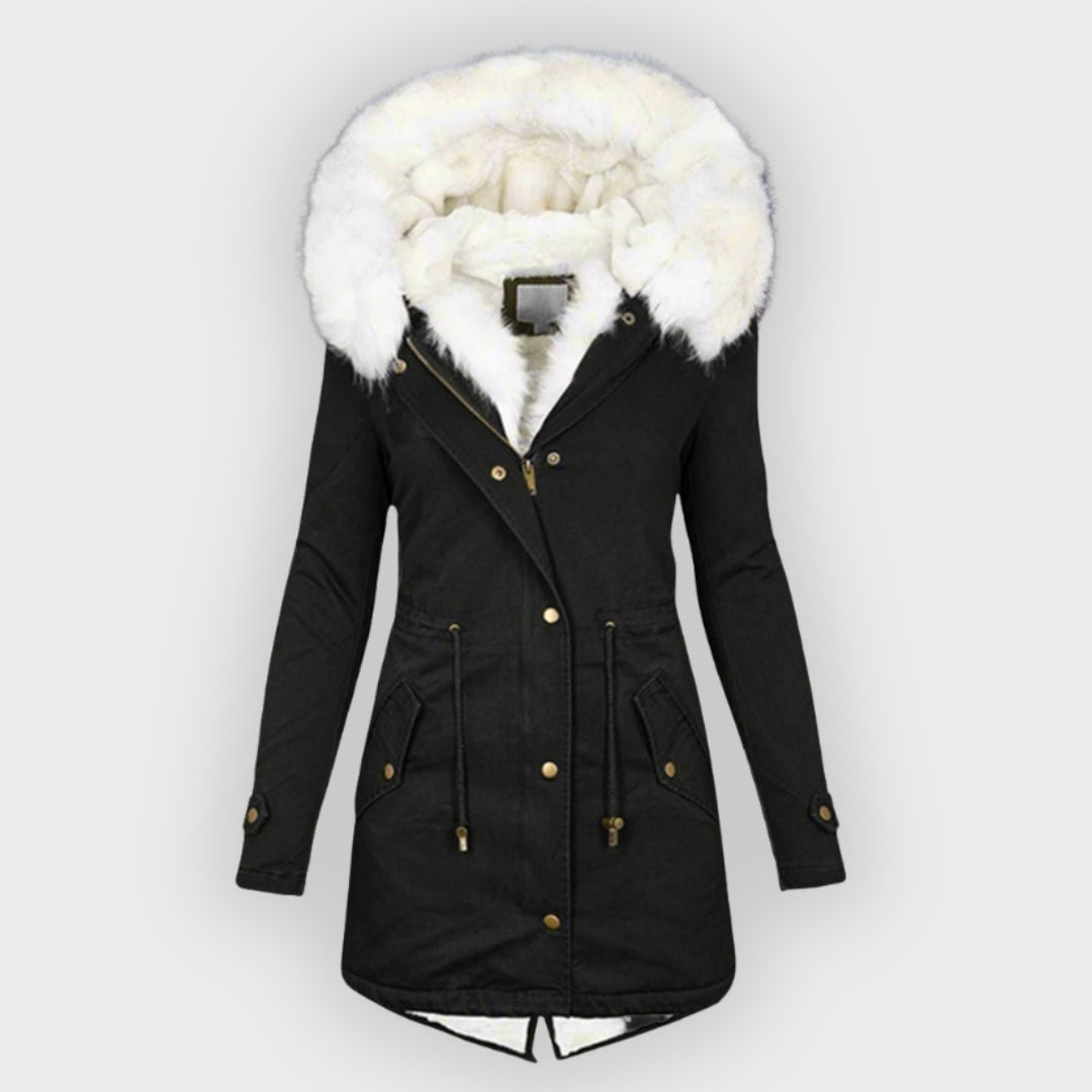 EB | Langarmiger warmer Wintermantel