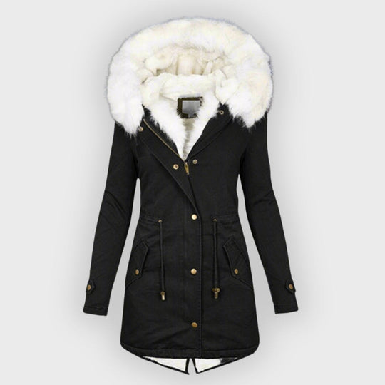 EB | Langarmiger warmer Wintermantel