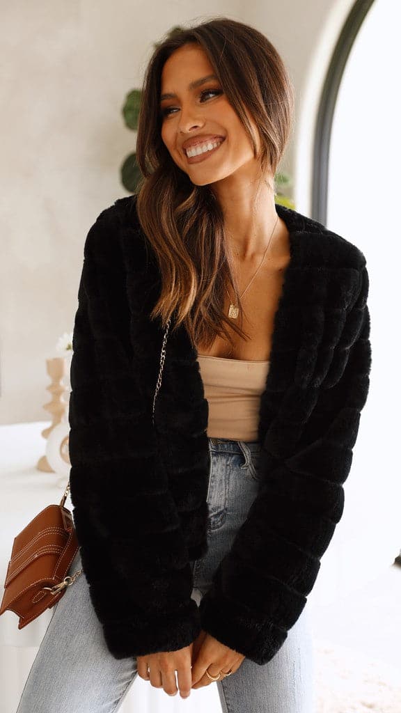 EB | Luxus Damen Crop Jacke