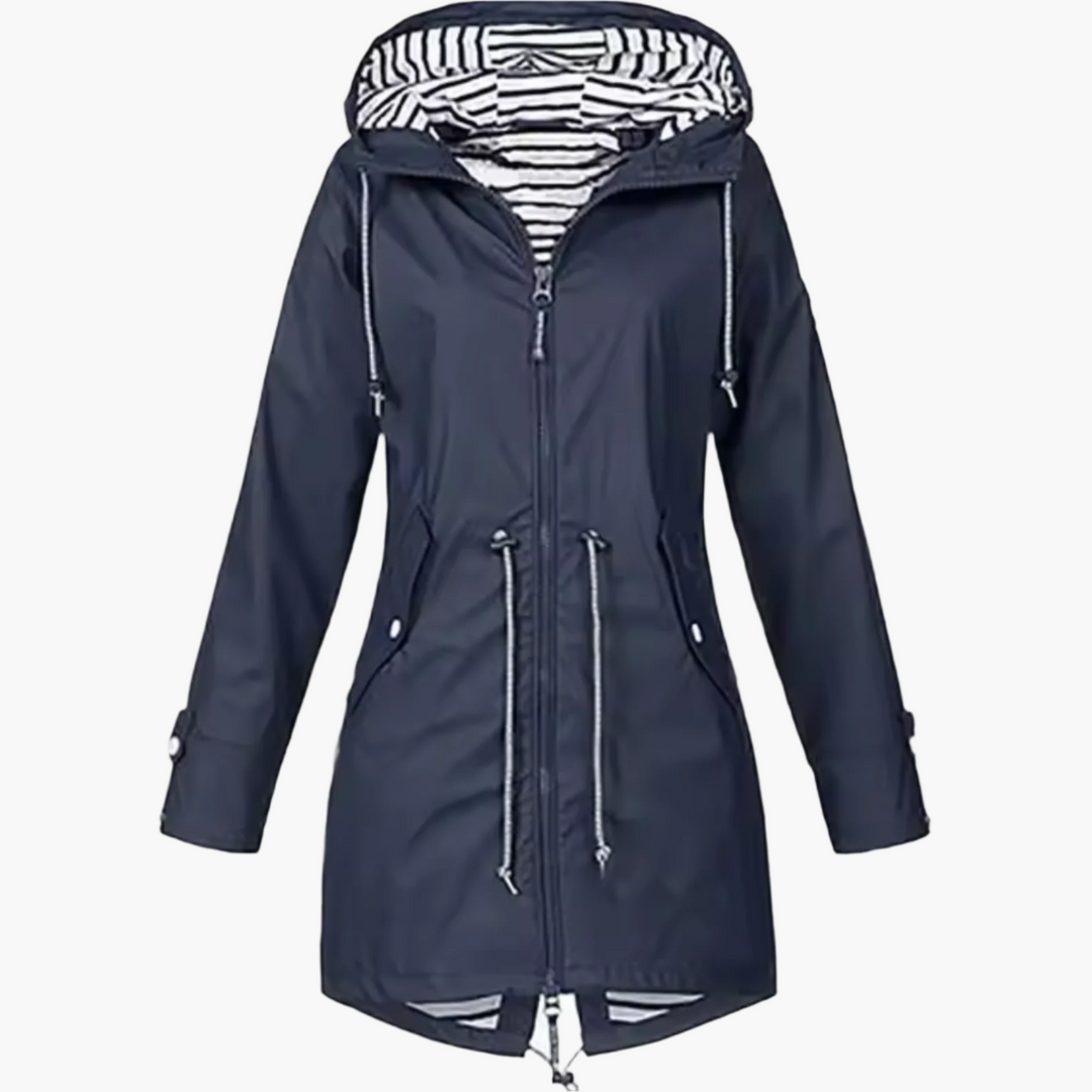 EB | Regenjacke Outdoor Windbreaker mit Kapuze - Wasserdichte Übergangsjacke für Freizeit & Reisen