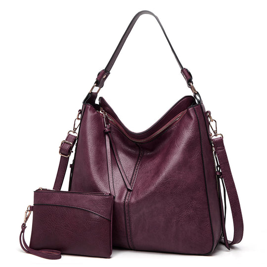 EB | Vintage-Inspirierte Leder Hobo-Tasche