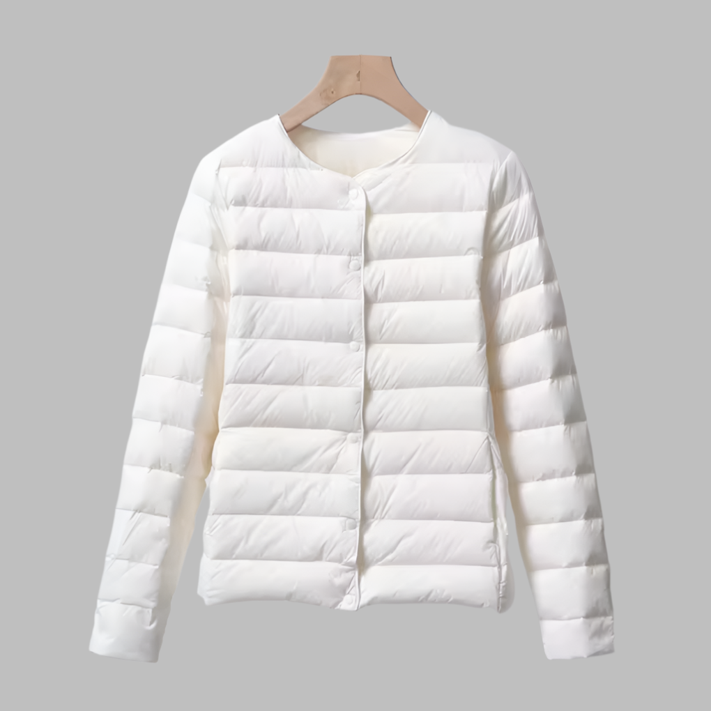EB | Tragbare Wattierte Jacke Ohne Kragen für Frühling und Winter