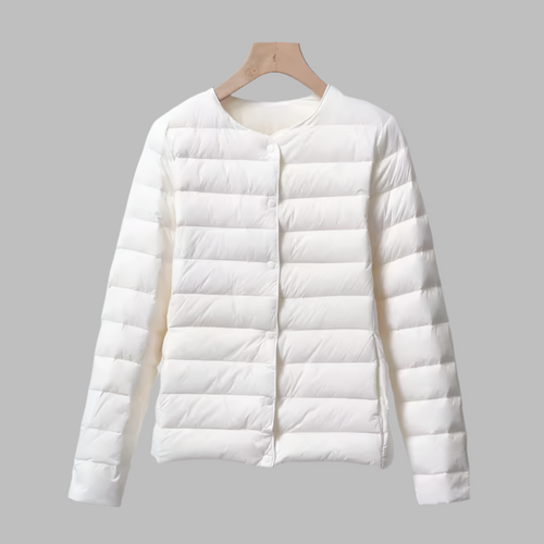 EB | Tragbare Wattierte Jacke Ohne Kragen für Frühling und Winter
