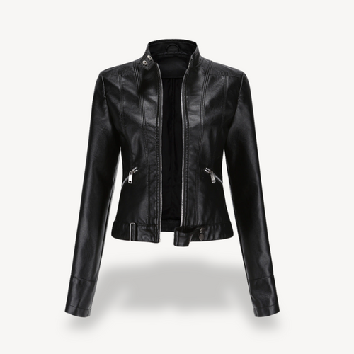 EB | Fake-Leder Bikerjacke für Frauen