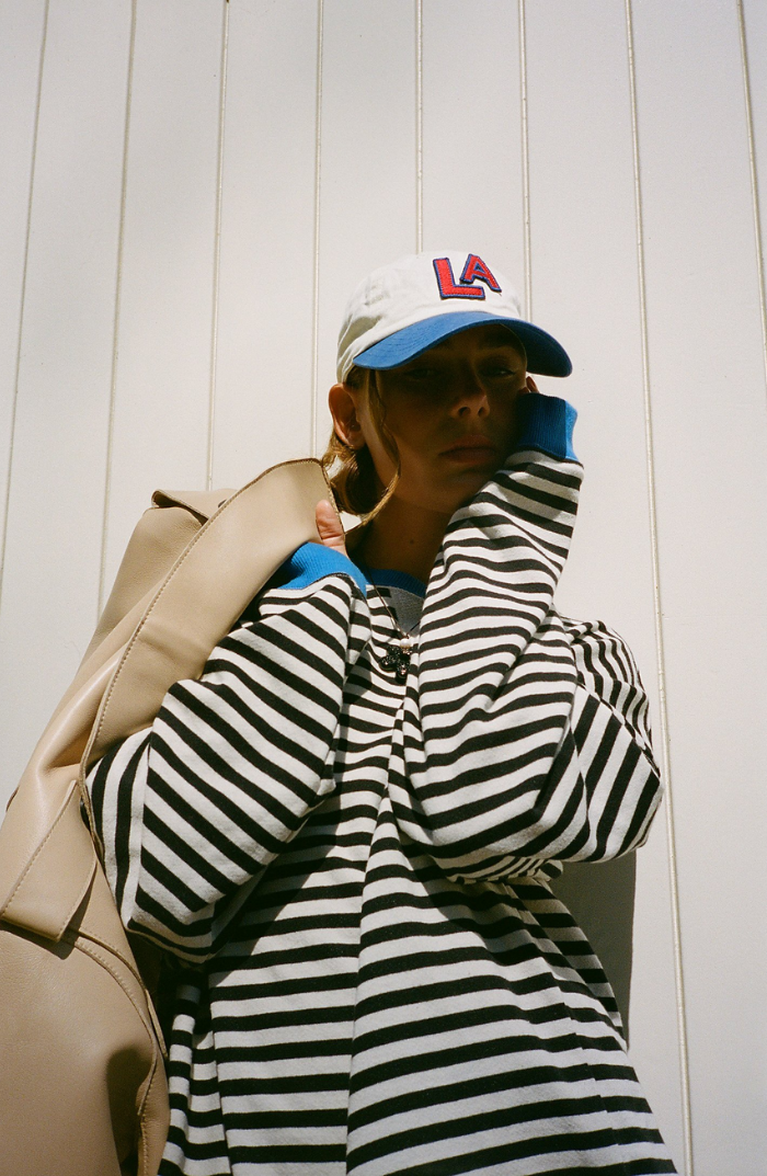 EB | Oversized Gestreiftes Damen Sweatshirt