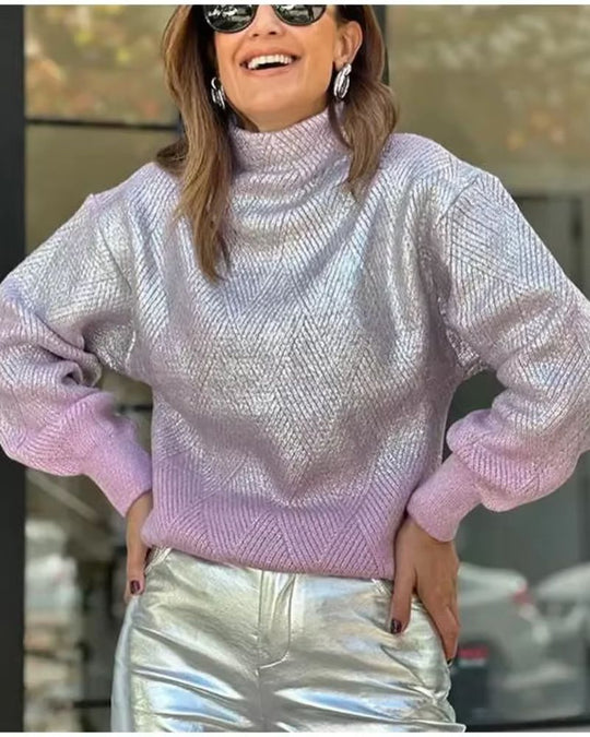 EB | Funkelnder Gradient Strickpullover