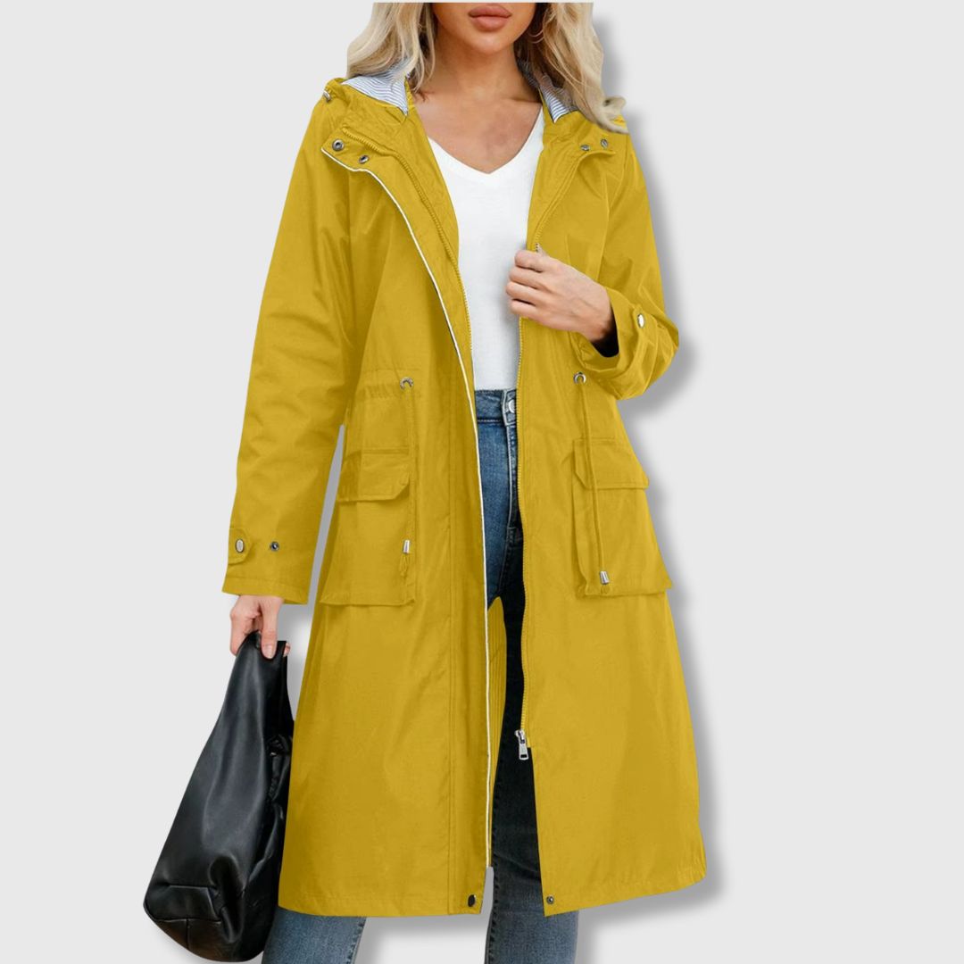 EB | Lange Alltagsjacke mit Kapuze