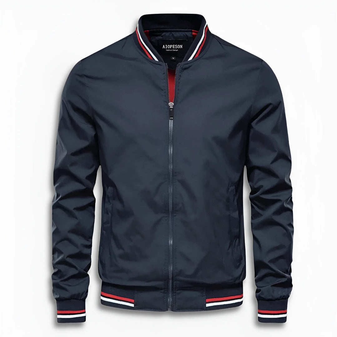 Herren Lässige Übergangsjacke mit Wasserabweisender Oberfläche & Stehkragen | EB