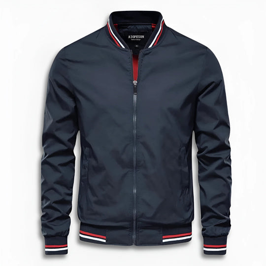 Herren Lässige Übergangsjacke mit Wasserabweisender Oberfläche & Stehkragen | EB