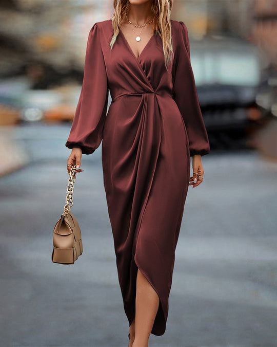 EB | Elegante Midi Wickelkleid