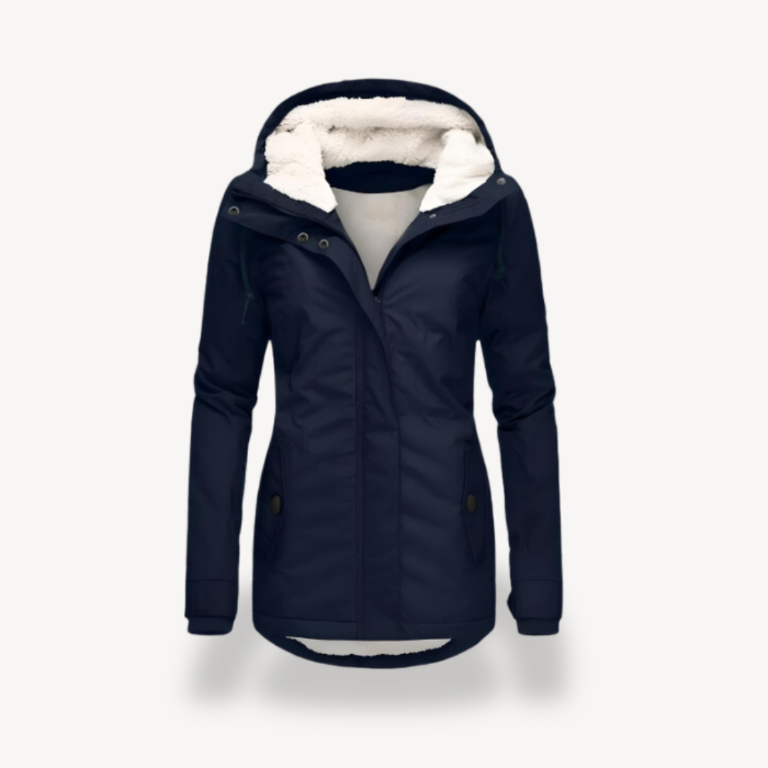 EB | Damen Wasserdichte Winterjacke mit Kapuze