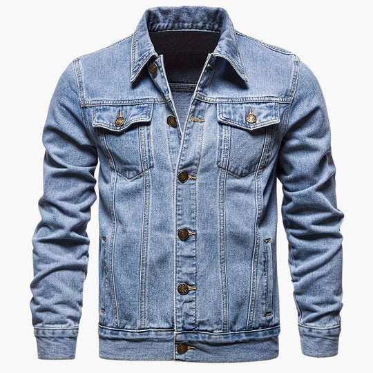 EB | Slim-Fit Freizeit-Denimjacke für Männer