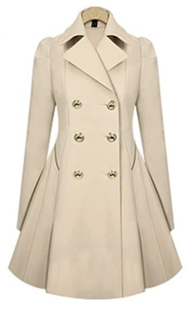 EB | Trenchcoat Lang für Frauen