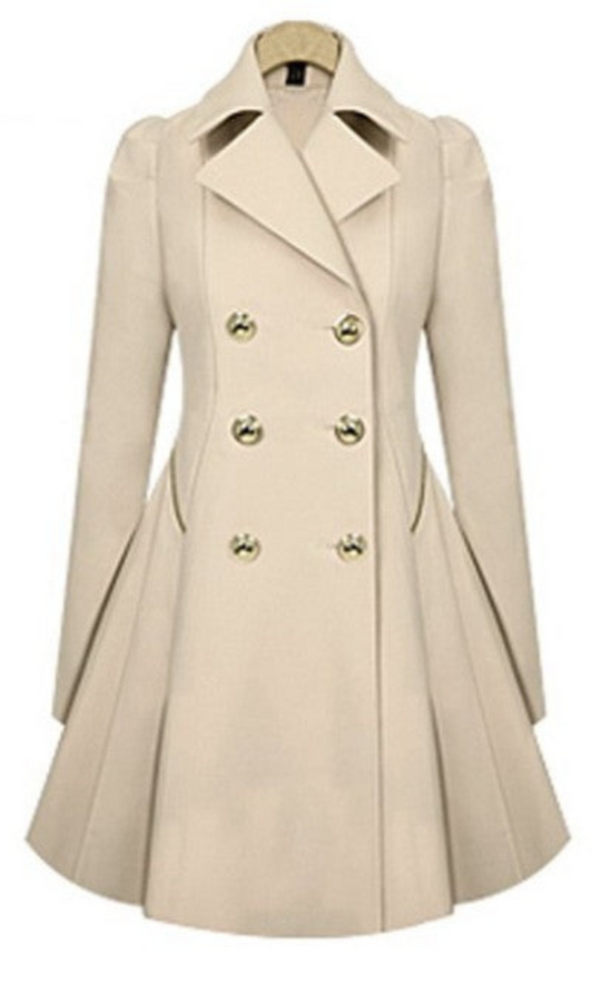 EB | Trenchcoat Lang für Frauen