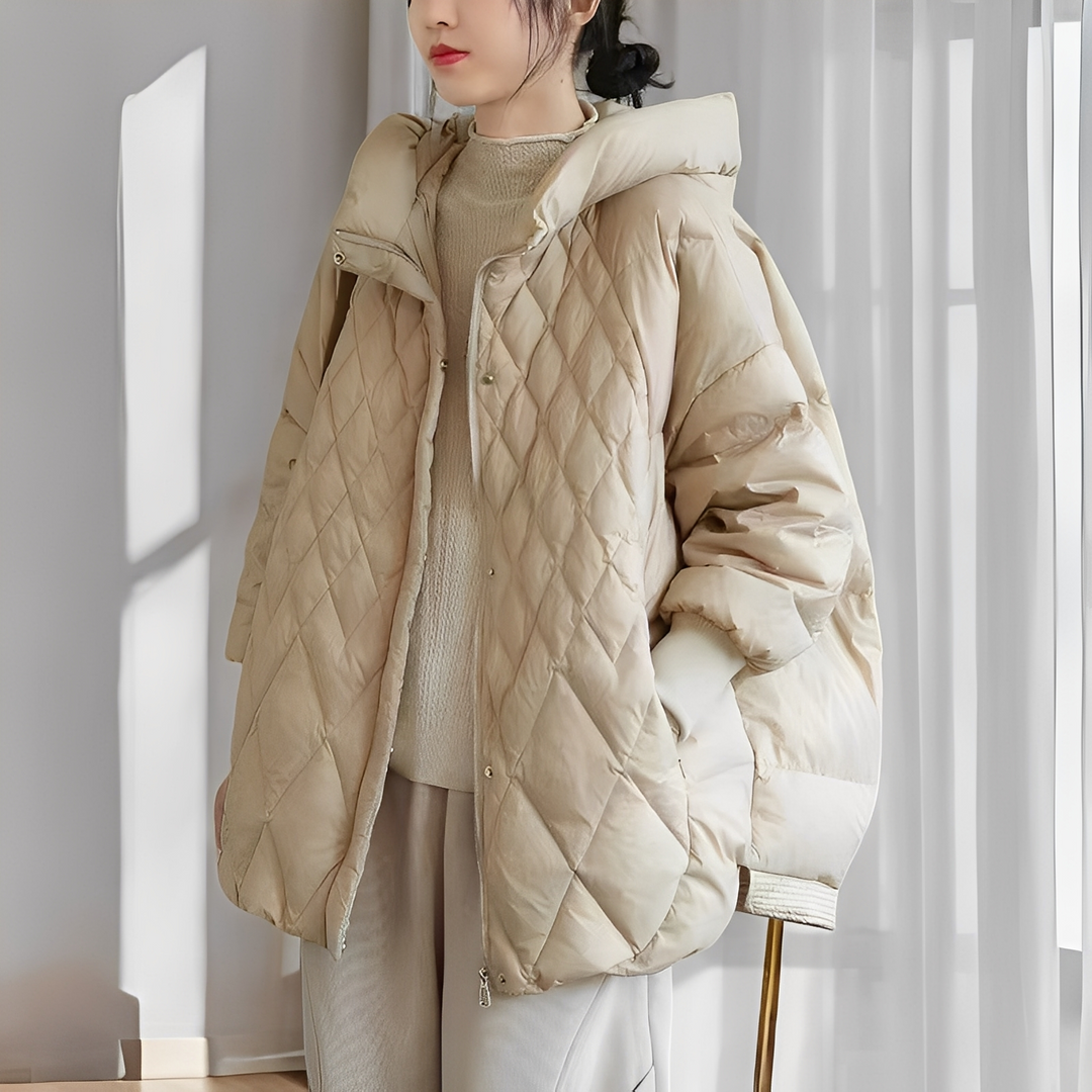 EB | Lässiger Winter-Daunenmantel mit Reißverschluss für Damen