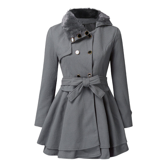 EB | Wendbare Jacke - stilvolle warme Jacke mit Stehkragen